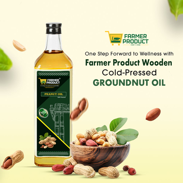 Peanut oil Peanut Oil - 1 Ltr. (Cold Pressed) - Image 1